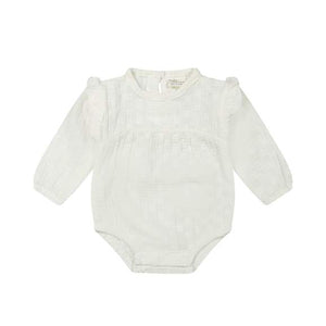 Pagliaccetto Layla ls off white woven Riffle Amsterdam