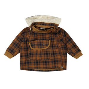 Giacca outdoor quilt woven caramel Riffle Amsterdam
