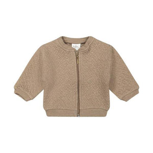 Bomber jacquard caramel melange Riffle Amsterdam