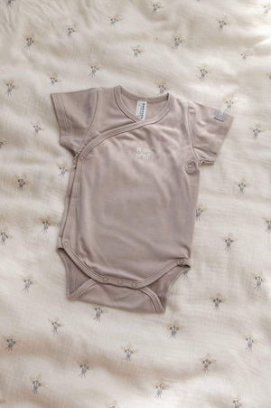 Body Maniche Corte Cammello 2 pz Bamboom