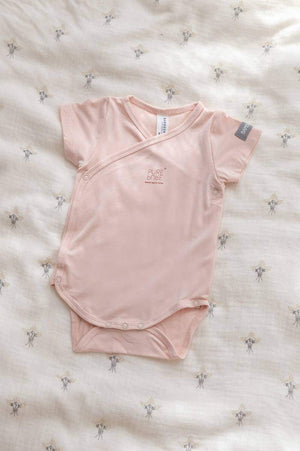 Body Maniche Corte Rosa 2 pz Bamboom