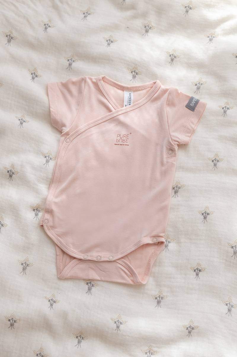 Body Maniche Corte Rosa 2 pz Bamboom