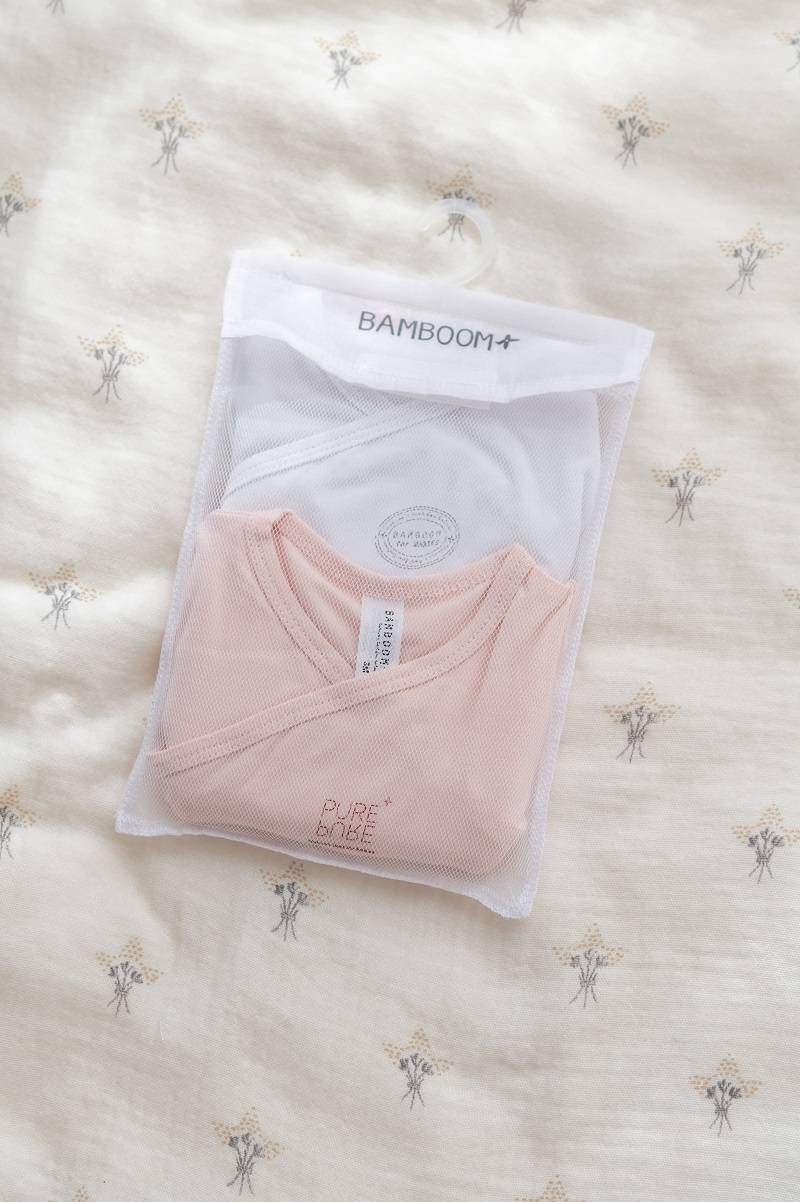 Body Maniche Corte Rosa 2 pz Bamboom