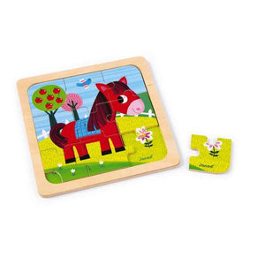 Confezione 3 Puzzle Tornado, Titus e Felix Janod