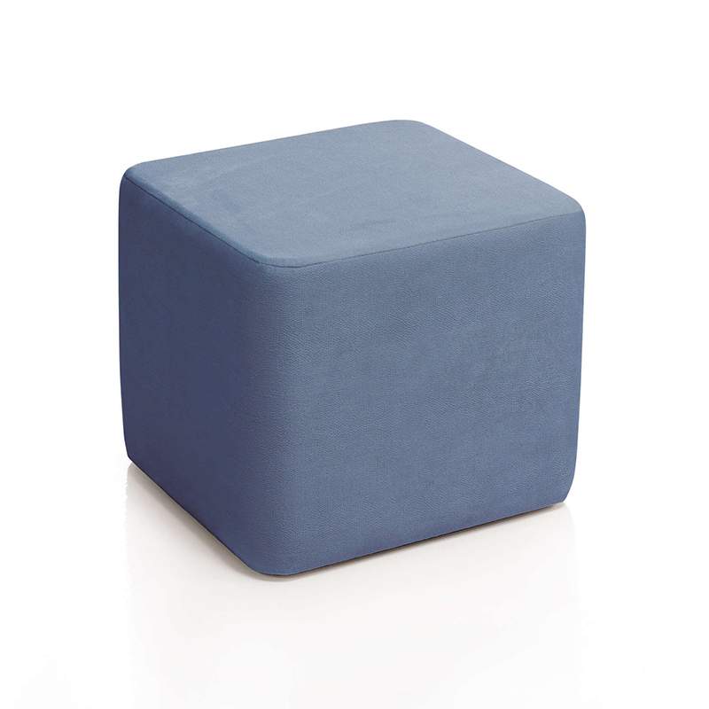 Pouf imbottito in tessuto per poltrona a dondolo Glam Alondra