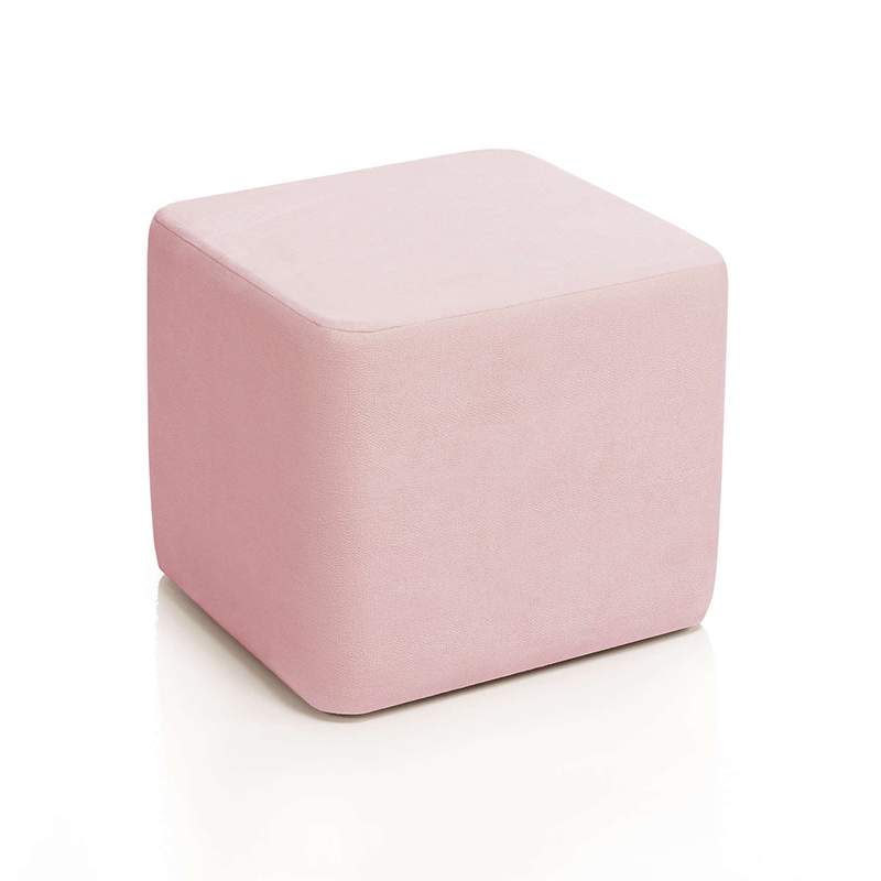 Pouf imbottito in tessuto per poltrona a dondolo Glam Alondra