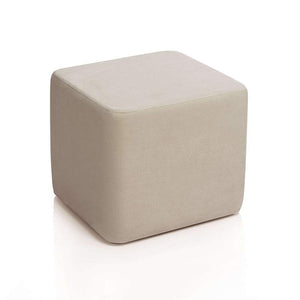 Pouf imbottito in tessuto per poltrona a dondolo Glam Alondra
