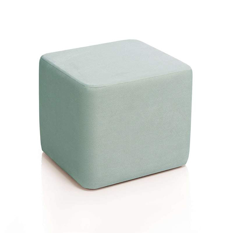 Pouf imbottito in tessuto per poltrona a dondolo Glam Alondra