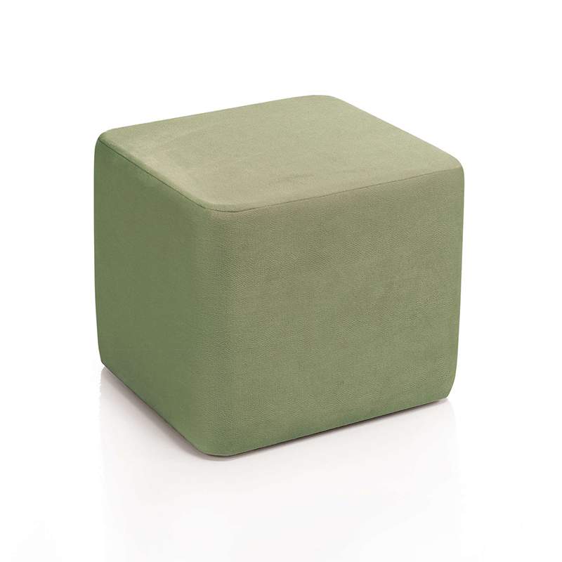 Pouf imbottito in tessuto per poltrona a dondolo Glam Alondra