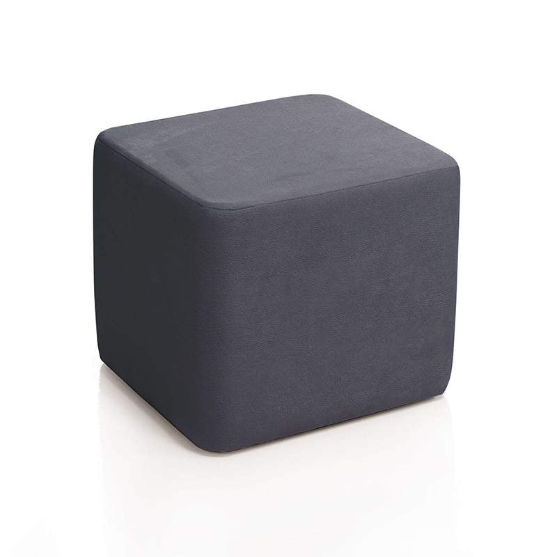 Pouf imbottito in tessuto per poltrona a dondolo Glam Alondra