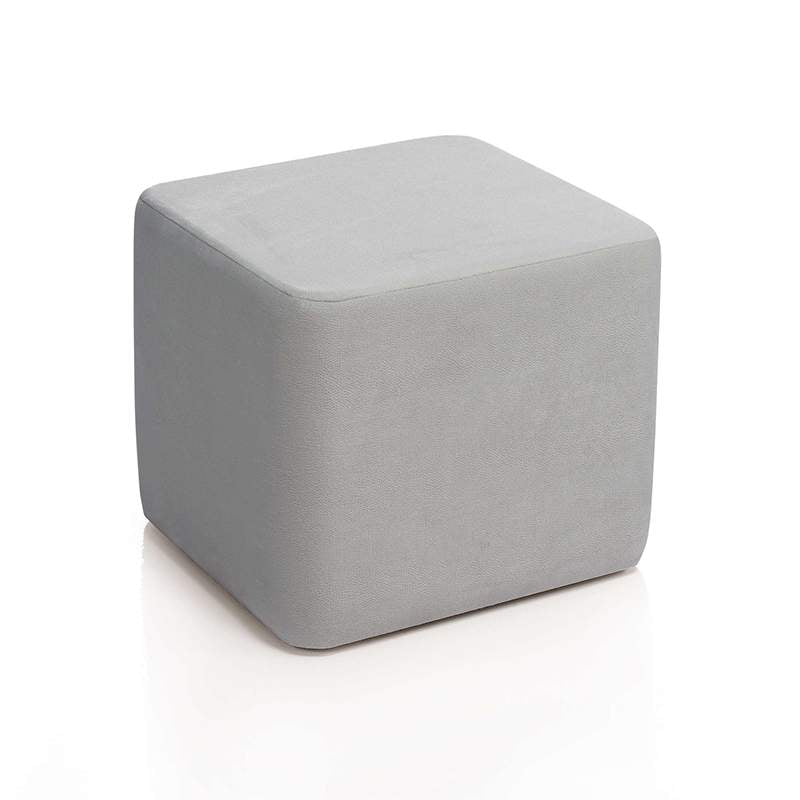 Pouf imbottito in tessuto per poltrona a dondolo Glam Alondra