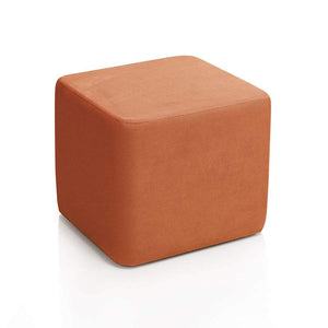Pouf imbottito in tessuto per poltrona a dondolo Glam Alondra
