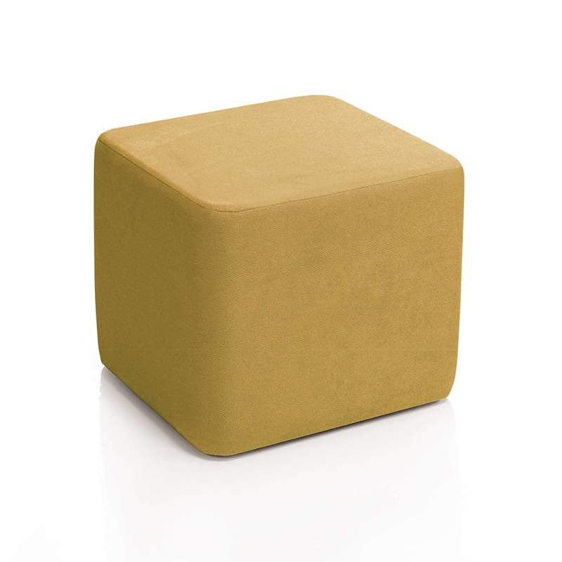Pouf imbottito in tessuto per poltrona a dondolo Glam Alondra