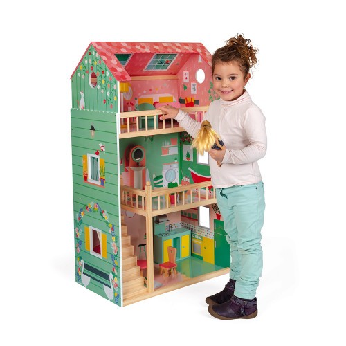Maxi Casa delle Bambole in legno Happy Day Janod