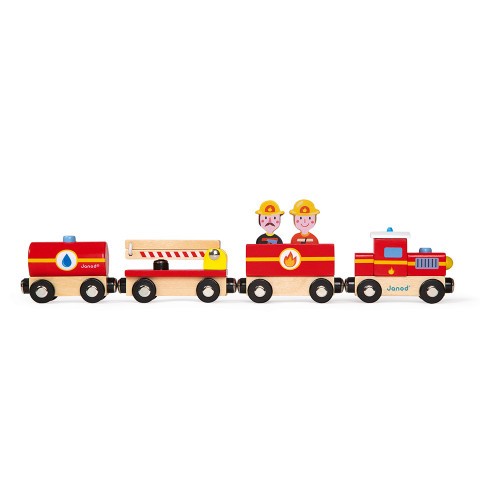 Story Treno Pompieri in legno Janod