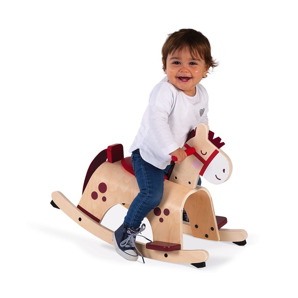 Cavallo a Dondolo in Legno Janod Dai 12 Mesi