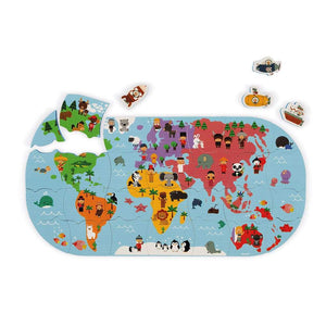 Mappa Del Mondo Da Bagno Janod