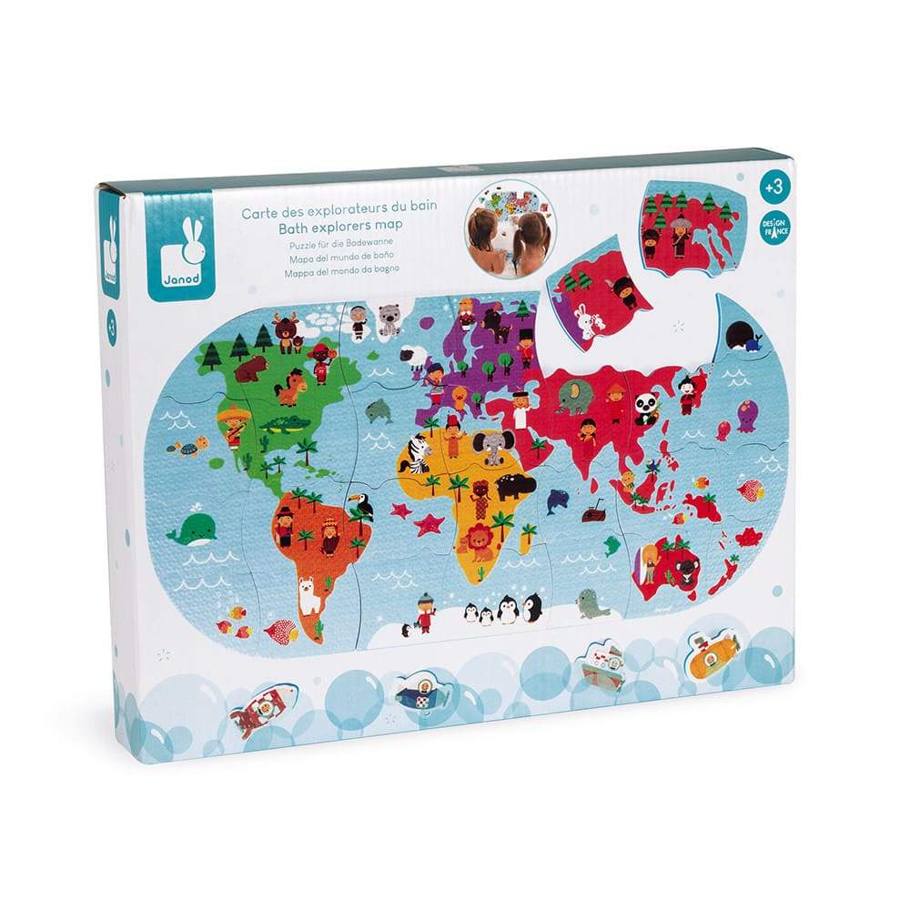 Mappa Del Mondo Da Bagno Janod