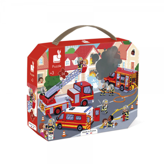 Puzzle Pompieri 24 Pezzi Janod