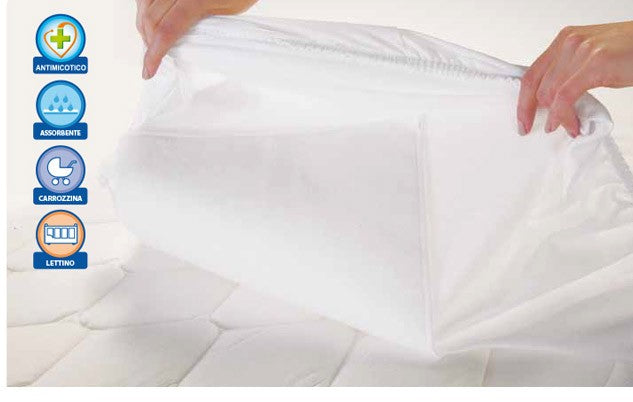 Salvapipi con angoli culla fianco letto 45 x 90 Questibimbi