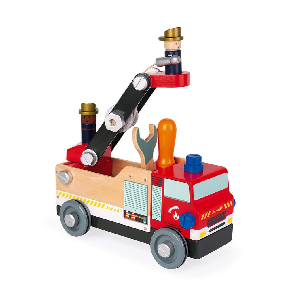 Camion Pompieri In Legno Janod