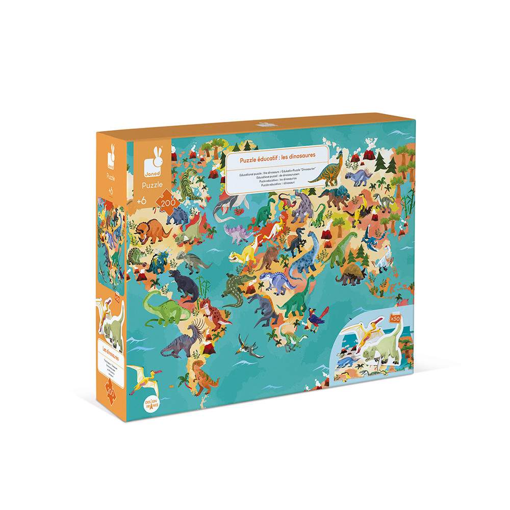 Puzzle Educativo Dinosauri Janod