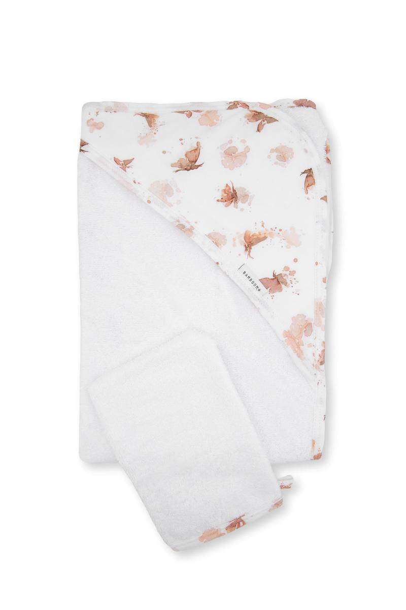 Set Asciugamano + Guanto Bagno Duo Print Bamboom