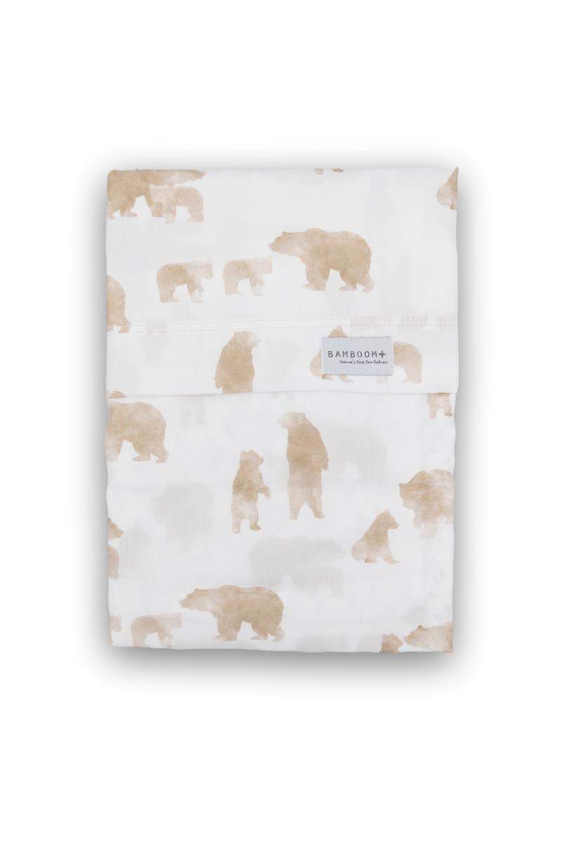 Set Lenzuola Lettino + Federa Bamboom Print