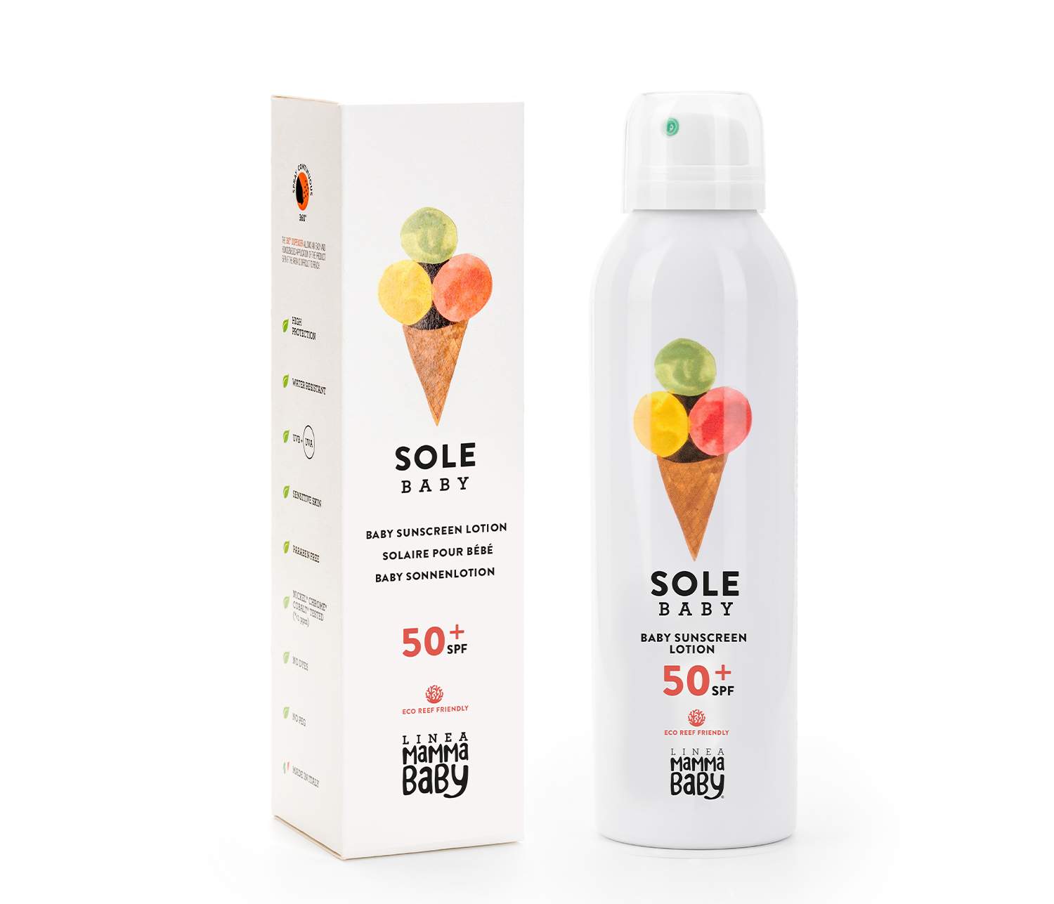 Crema solare SPF 50+ Linea Mamma Baby 150 ml