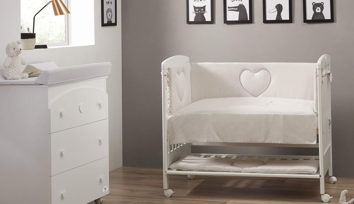 Lettino Cuoricino Co-Sleeping Cuoricini