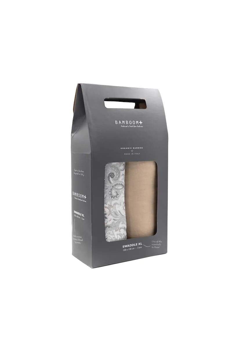 Swaddle Muslin XL Bamboom 2 Pack 120x120 cm