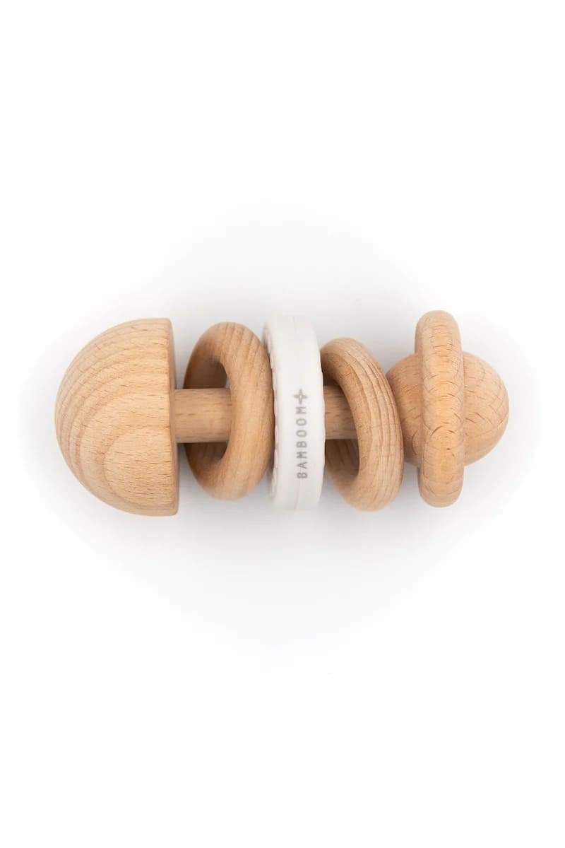 Sonaglio Legno e Silicone Bamboom