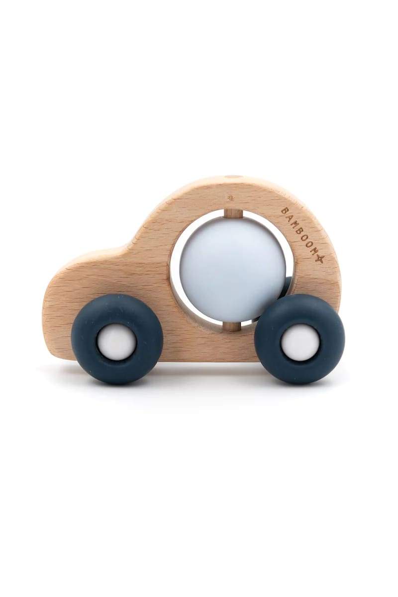 Macchinina in Legno e Silicone Bamboom