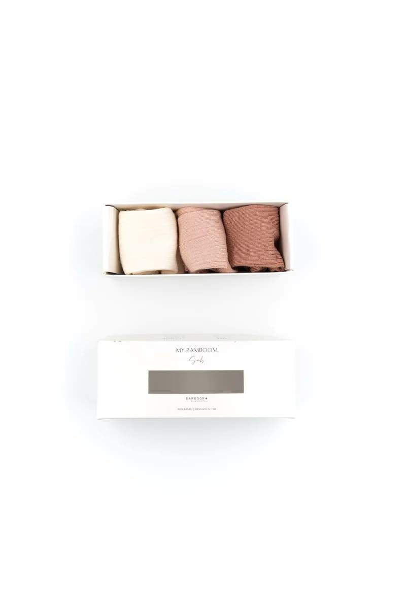 Gift Box Calze Bimba Con Pizzo 3 Pezzi Bamboom