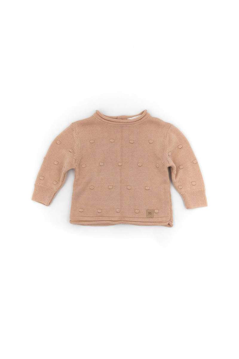 Maglia Apertura Dietro Pom Pom Knitted Bamboom