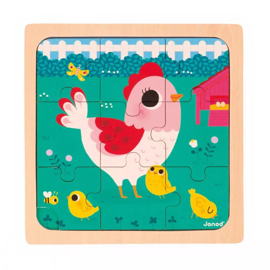 Puzzle Gallina Henriette Janod