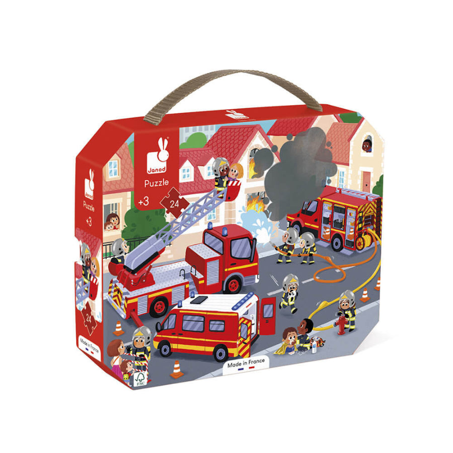 Puzzle Pompieri 24 Pezzi Janod