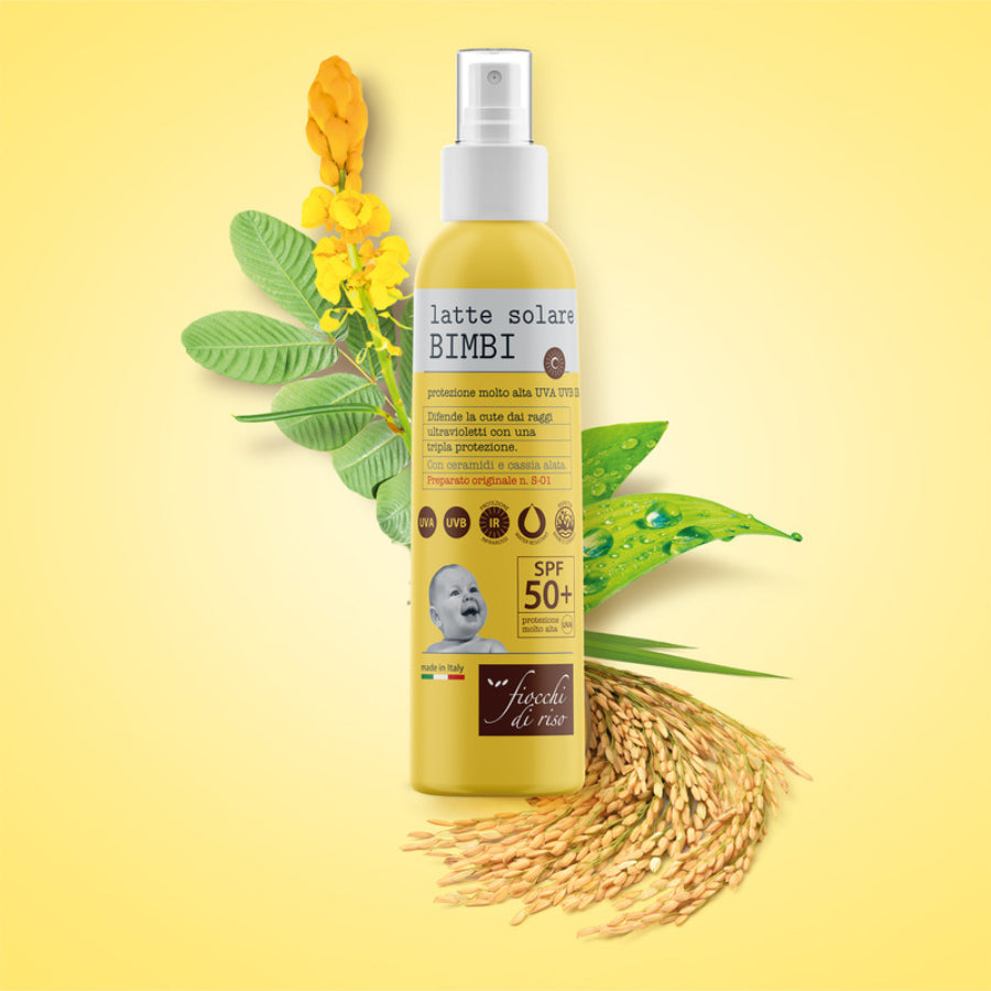 Latte Solare Bimbi 50+ Fiocchi Di Riso