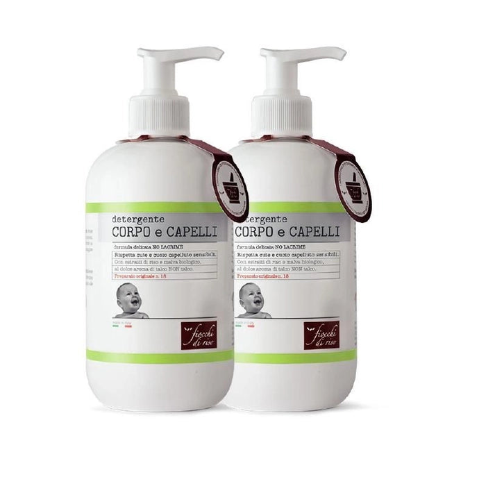Detergente Corpo e Capelli Fiocchi Di Riso BIPACK 2x400ml