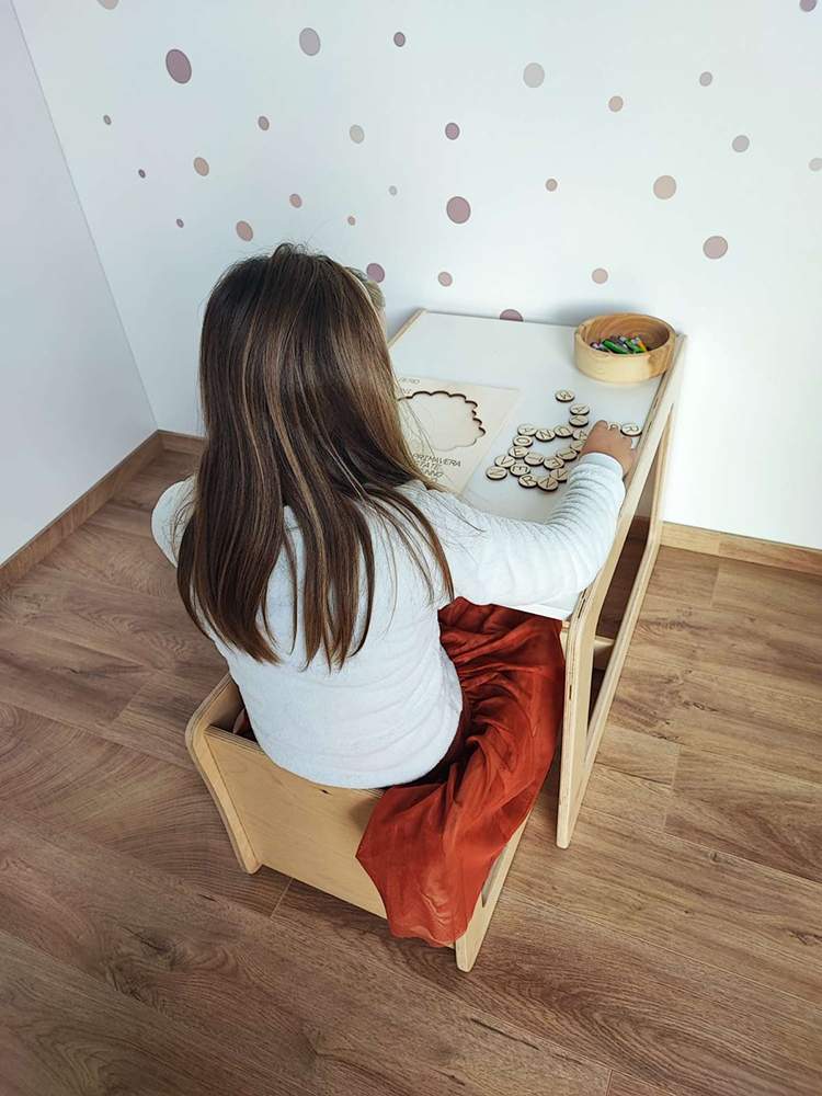 Set tavolo e sedia multifunzionale Babydreams