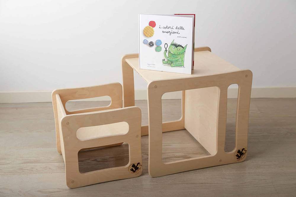 Set tavolo e sedia multifunzionale Babydreams