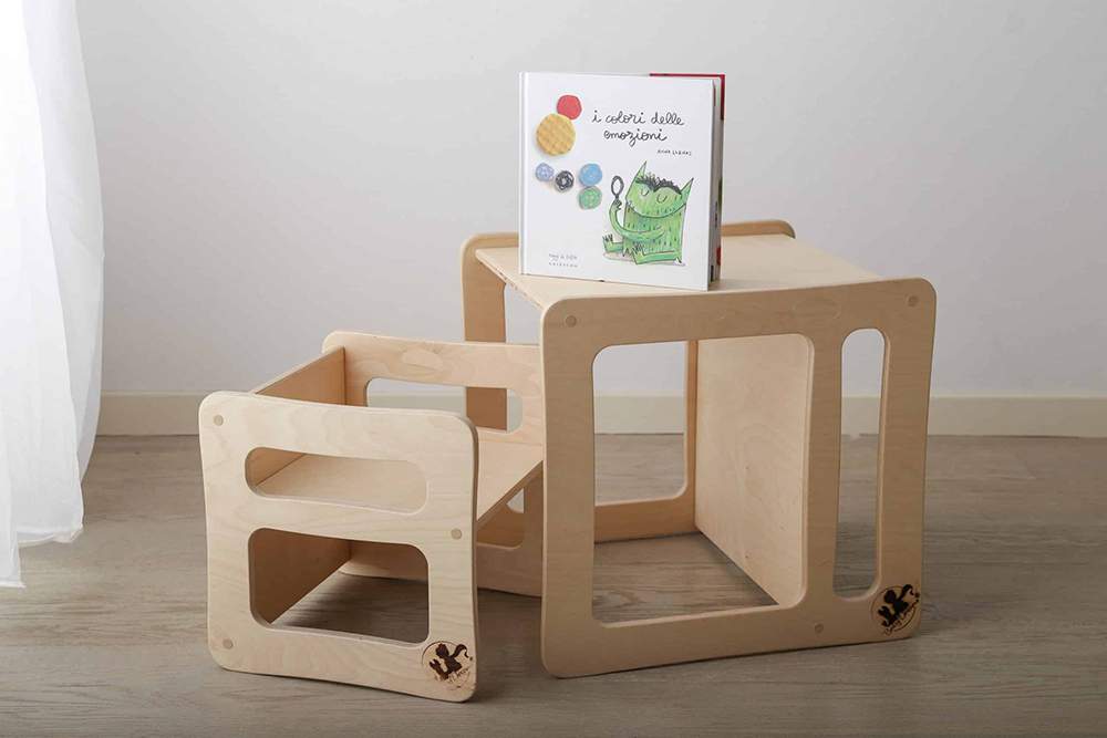 Set tavolo e sedia multifunzionale Babydreams
