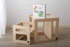 Set tavolo e sedia multifunzionale Babydreams
