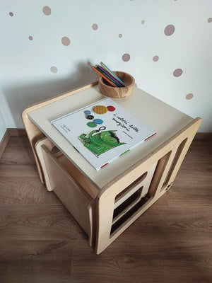 Set tavolo e sedia multifunzionale Babydreams