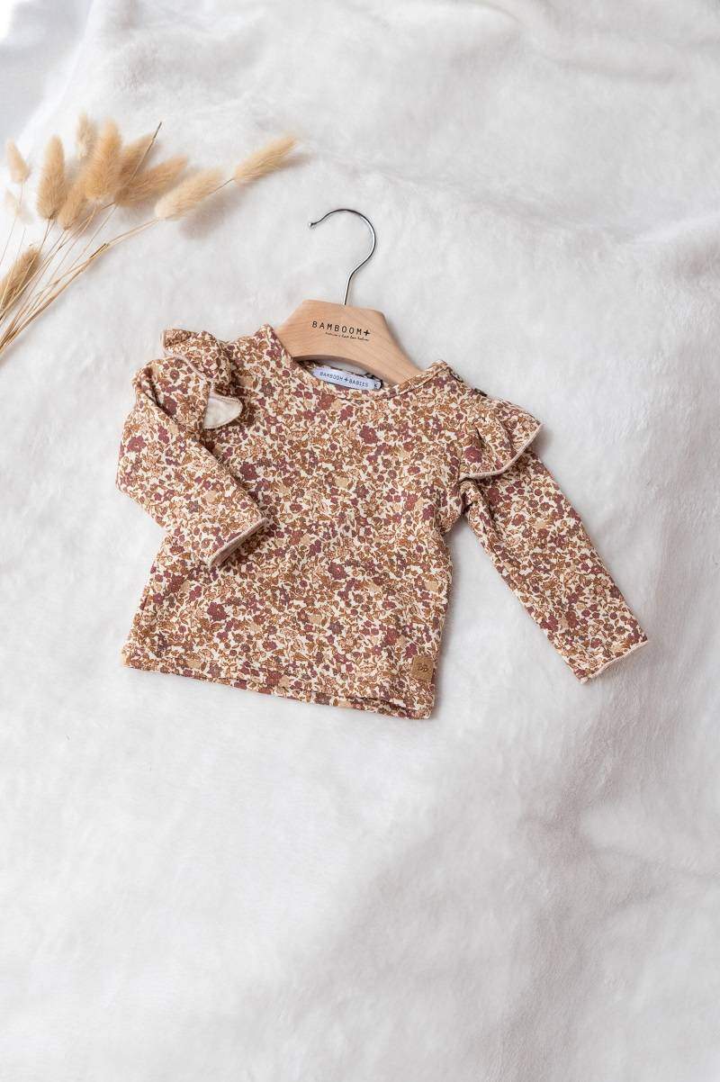 Shirt con spalle volant Emily Bamboom