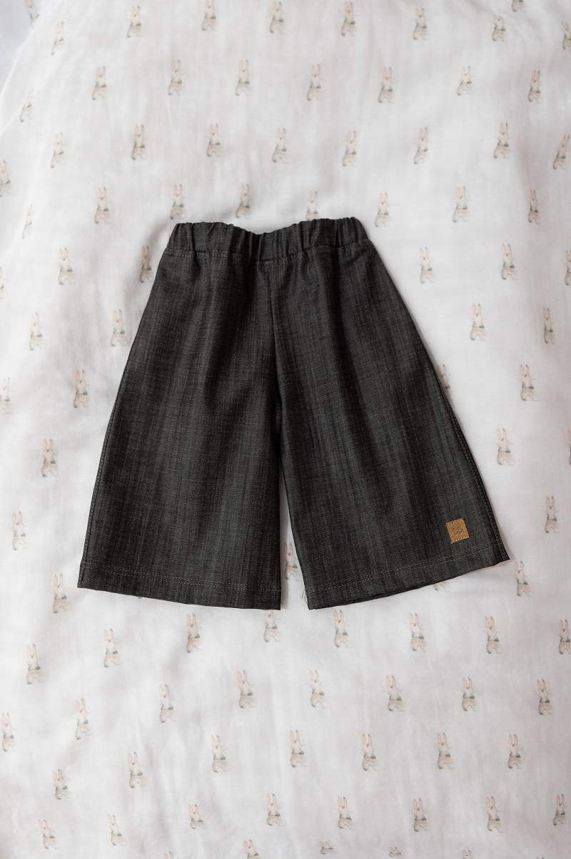 Pantalone a palazzo Dark Grey Bamboom