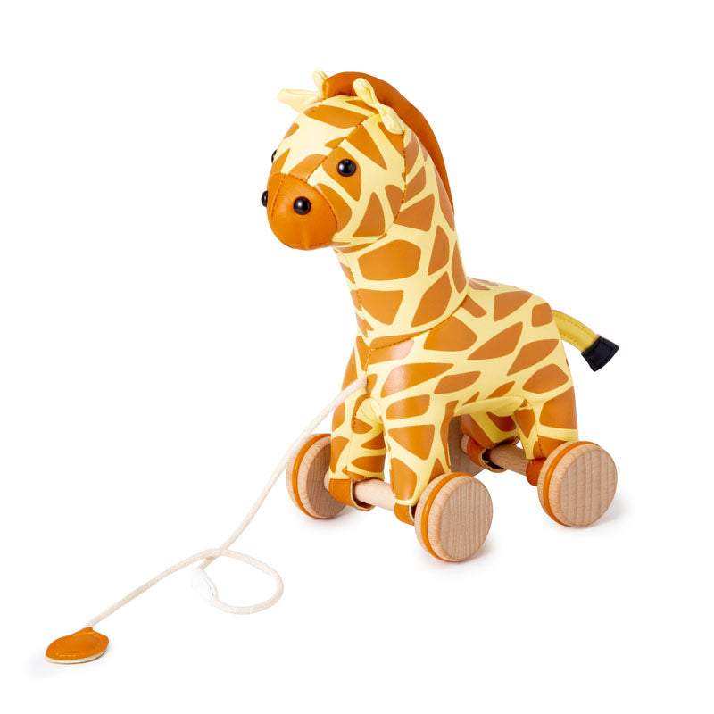 Pupazzo trainabile con ruote Gina la giraffa Little Big Friends