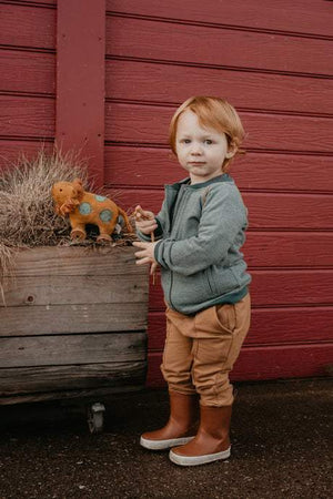 Jogging pants sweat caramel brown Riffle Amsterdam