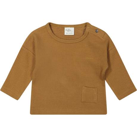 T-shirt Moon lsl caramel brown Riffle Amsterdam