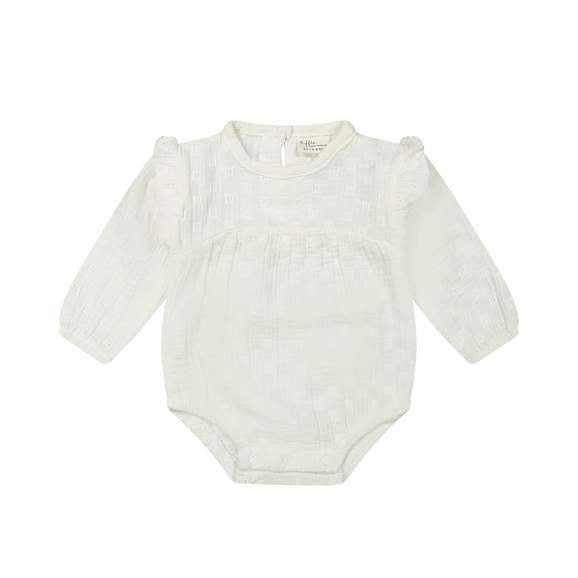 Pagliaccetto Layla ls off white woven Riffle Amsterdam